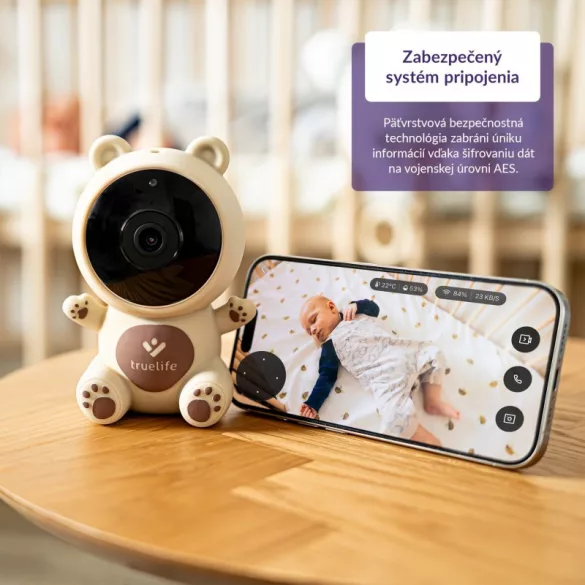Digitálna detská chůvička TRUELIFE NannyCam S3 Smart