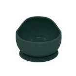 Petite&Mars Silikónová súprava na jedenie, 4 ks, Take&Match, Misty Green – Intense Ochre, od 6 mesiacov