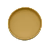 Petite&Mars Silikónová súprava na jedenie, 4 ks, Take&Match, Misty Green – Intense Ochre, od 6 mesiacov