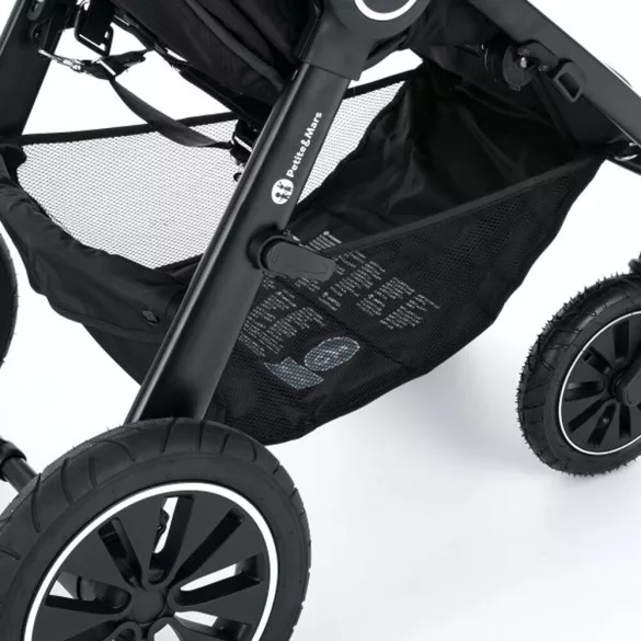 Športový kočík PETITE&MARS Street+ Air Black Limited 100 Faces