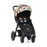 Športový kočík PETITE&MARS Street+ Air Black Limited 100 Retro