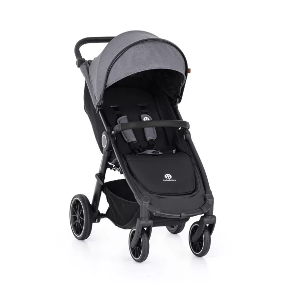 Športový kočík PETITE&MARS Street+ RWS Black Ultimate Grey
