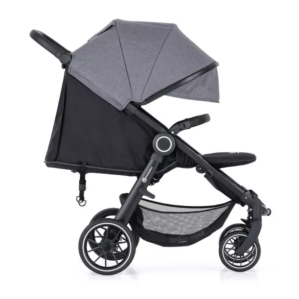 Športový kočík PETITE&MARS Street+ RWS Black Ultimate Grey