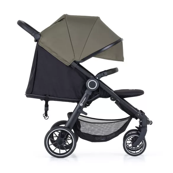 Športový kočík PETITE&MARS Street+ RWS Black Mature Olive