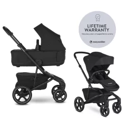  EASYWALKER Kombinovaný kočík Jimmey 2 v 1 Pepper Black LITE RWS