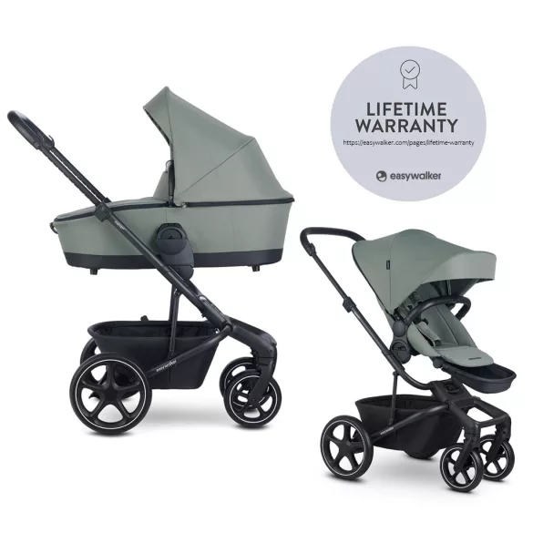 EASYWALKER Kombinovaný kočík Harvey⁵ 2v1 Agave Green LITE RWS