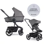 EASYWALKER Kombinovaný kočík Harvey5 2v1 Pebble Grey LITE RWS