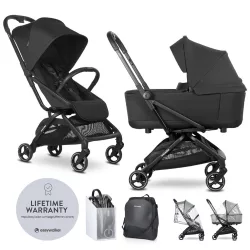 EASYWALKER Kombinovaný kočík Rockey S Pure Black
