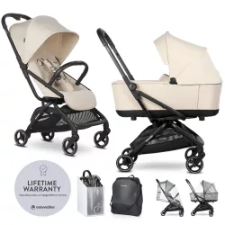EASYWALKER Kombinovaný kočík Rockey S Bright Taupe