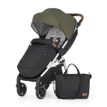 Detský kočík Petite&Mars Sport Royal3 Silver - Mature Olive