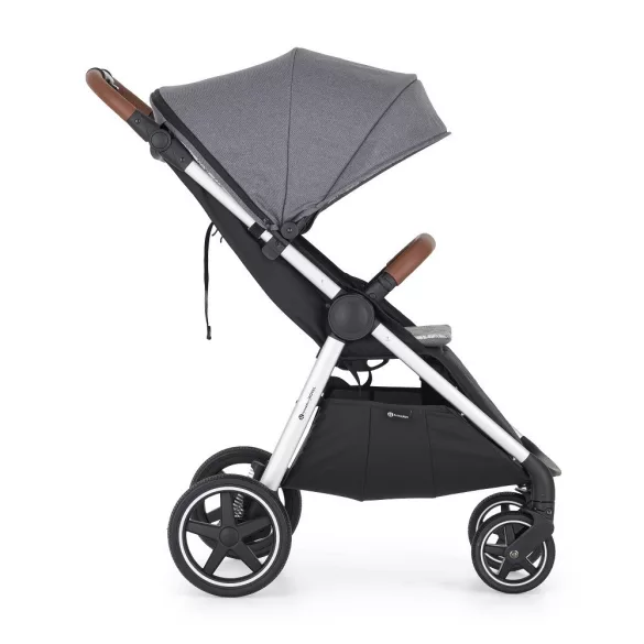 Športový kočík Petite&Mars Royal3 strieborný – Ultimate Grey