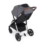 Športový kočík Petite&Mars Royal3 strieborný – Ultimate Grey