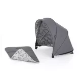 Športový kočík Petite&Mars Royal3 strieborný – Ultimate Grey