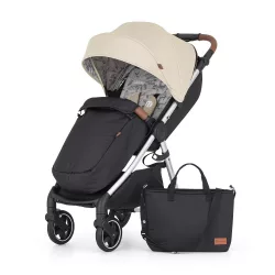   Detský kočík Petite&Mars Sport Royal3 Silver - Sahara Beige