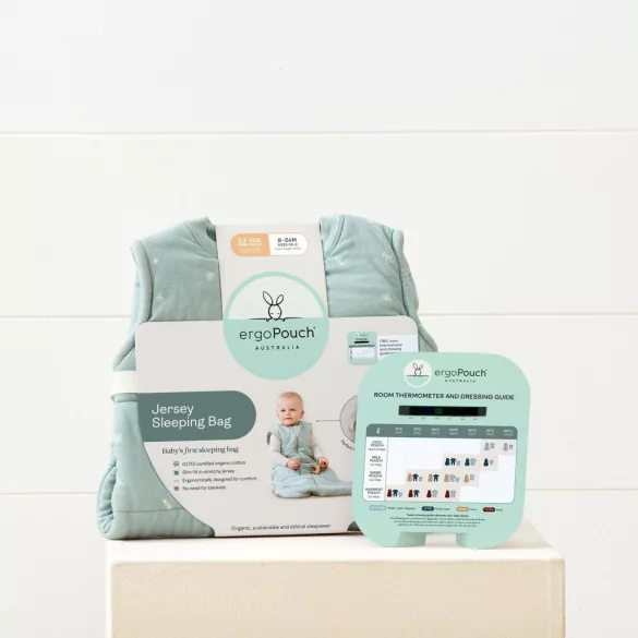ERGOPOUCH Spací vak z organickej bavlny Jersey Bon Appetit 3–12 mesiacov, 6–10 kg, 0,2 tog