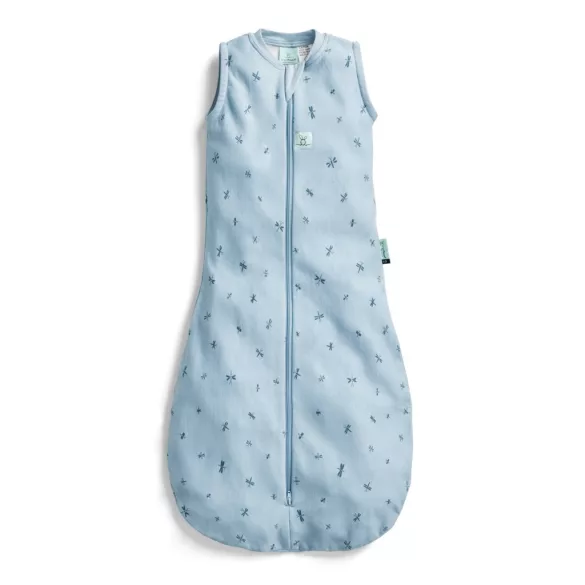 ERGOPOUCH Spací vak z organickej bavlny Jersey Dragonflies 3–12 mesiacov, 6–10 kg, 0,2