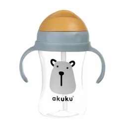   Akuku Pohárik s odklápacím náustkom, 300 ml – Medvedík