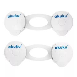 Akuku Bezpečnostný zámok (2 ks) – biely