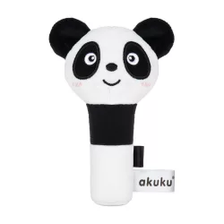 Akuku Mäkká plyšová hrkálka – Panda