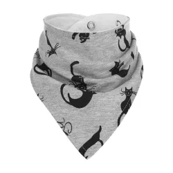 Akuku Detská bandana (1 ks), s patentkami – Mačička