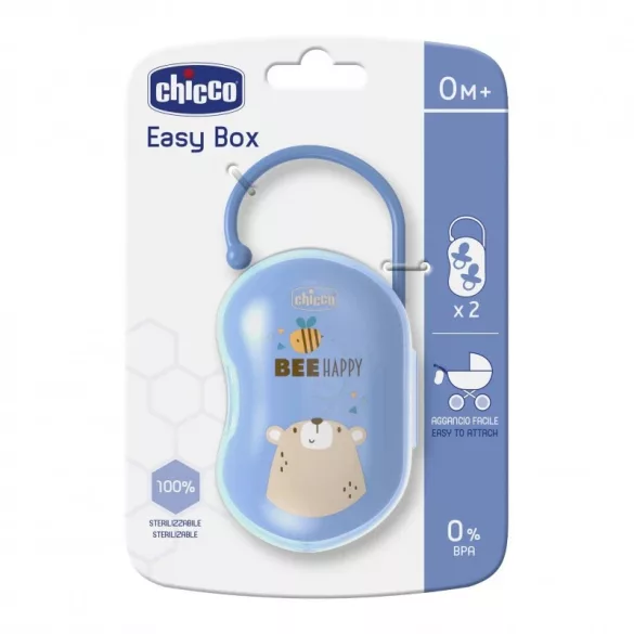Chicco Krabička na cumlíky, sterilizovateľná, na 2 cumlíky
