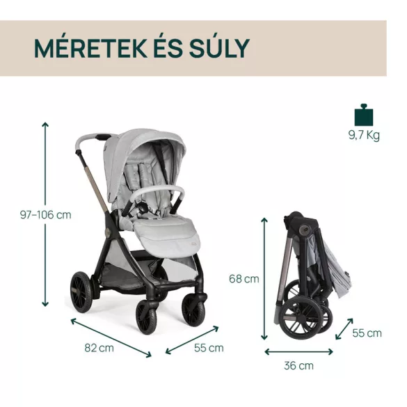 Detský kočík Chicco BELLAGIO s automatickým zatváraním do 22 kg, rozširovateľný na trojkolesový systém