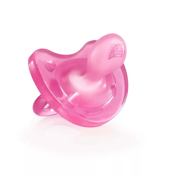 Chicco Physio Soft silikónový cumlík – 6–12 mesiacov, ružový