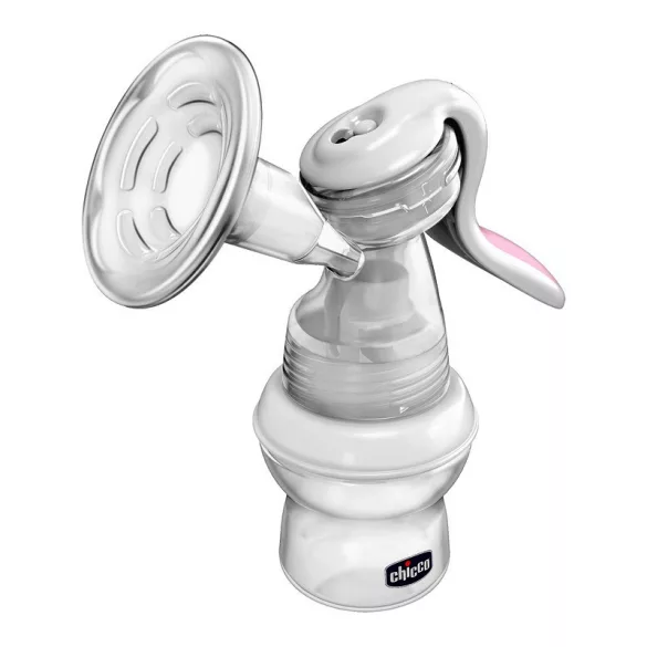 Chicco NaturalFeeling ručná odsávačka mlieka, použiteľná s fľašou NaturalFeeling
