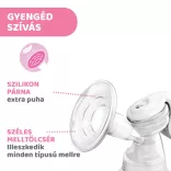 Chicco NaturalFeeling ručná odsávačka mlieka, použiteľná s fľašou NaturalFeeling