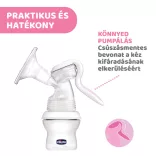 Chicco NaturalFeeling ručná odsávačka mlieka, použiteľná s fľašou NaturalFeeling