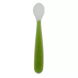Chicco Green Up mäkká silikónová lyžica, zelená
