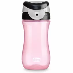  Chicco Kids Cup, 350 ml, pohárik s okrajom, 2 roky, ružový