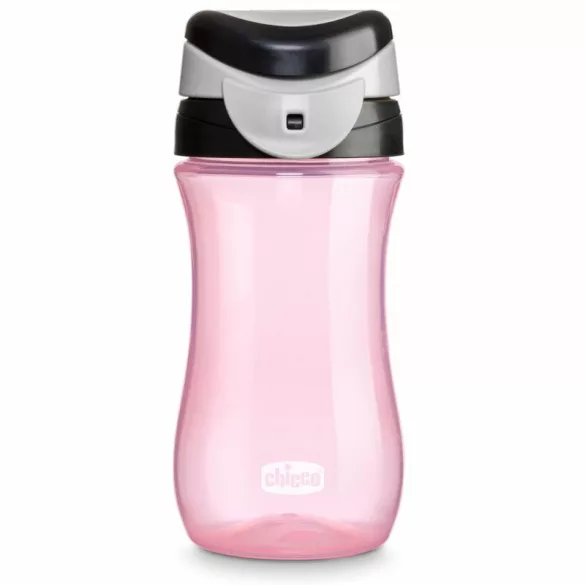 Chicco Kids Cup, 350 ml, pohárik s okrajom, 2 roky, ružový