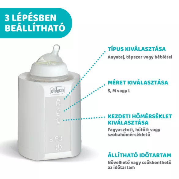 Chicco Ohrievač fľašiek so sterilizátorom, elektrický