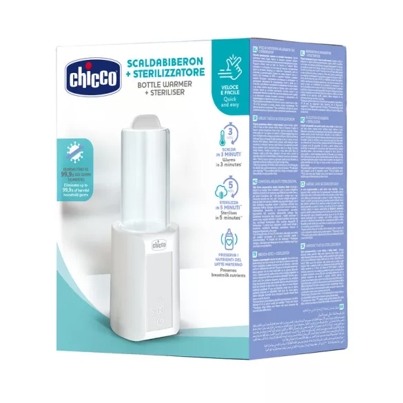Chicco Ohrievač fľašiek so sterilizátorom, elektrický