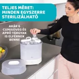 Chicco Elektrický parný sterilizátor 3 v 1 – biely