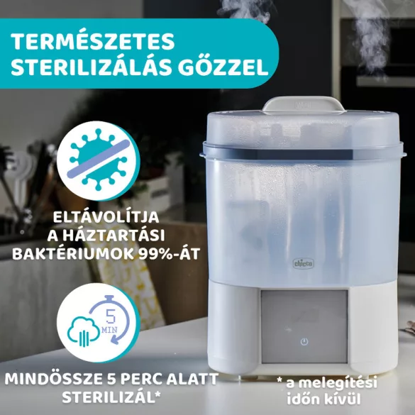 Chicco Elektrický sterilizátor a sušička s 4 programami