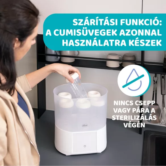 Chicco Elektrický sterilizátor a sušička s 4 programami