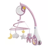 Chicco Next 2 Dreams hudobná otočná hračka – nočné svetielko, ružová