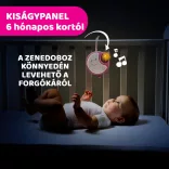 Chicco Next 2 Dreams hudobná otočná hračka – nočné svetielko, ružová