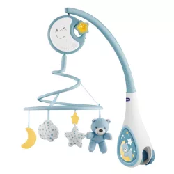   Chicco Next 2 Dreams hudobný otočný projektor – nočné svetlo modré