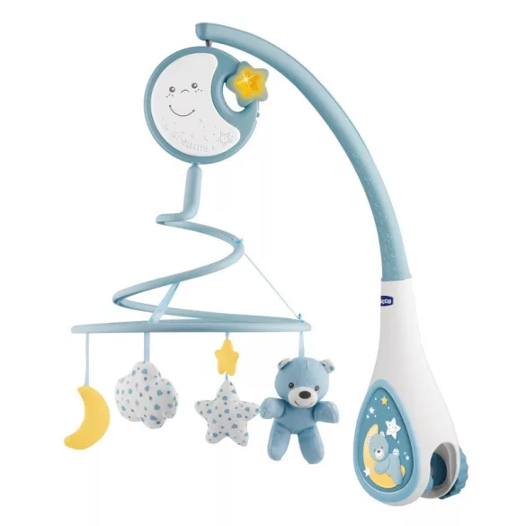 Chicco Next 2 Dreams hudobný otočný projektor – nočné svetlo modré