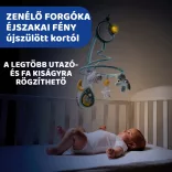 Chicco Next 2 Dreams hudobný otočný projektor – nočné svetlo modré