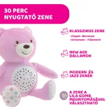 Chicco Baby Bear plyšový medvedík s projektorom a nočným svetlom – ružový