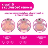 Chicco Baby Bear plyšový medvedík s projektorom a nočným svetlom – ružový