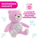 Chicco Baby Bear plyšový medvedík s projektorom a nočným svetlom – ružový