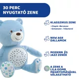 Chicco Baby Bear plyšový medvedík s projektorom a nočnou lampičkou – modrý