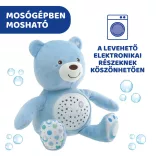 Chicco Baby Bear plyšový medvedík s projektorom a nočnou lampičkou – modrý