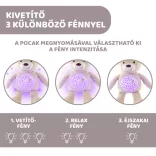 Chicco Baby Bear plyšový medvedík s projektorom a nočnou lampičkou – neutrálna farba