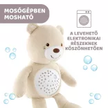 Chicco Baby Bear plyšový medvedík s projektorom a nočnou lampičkou – neutrálna farba